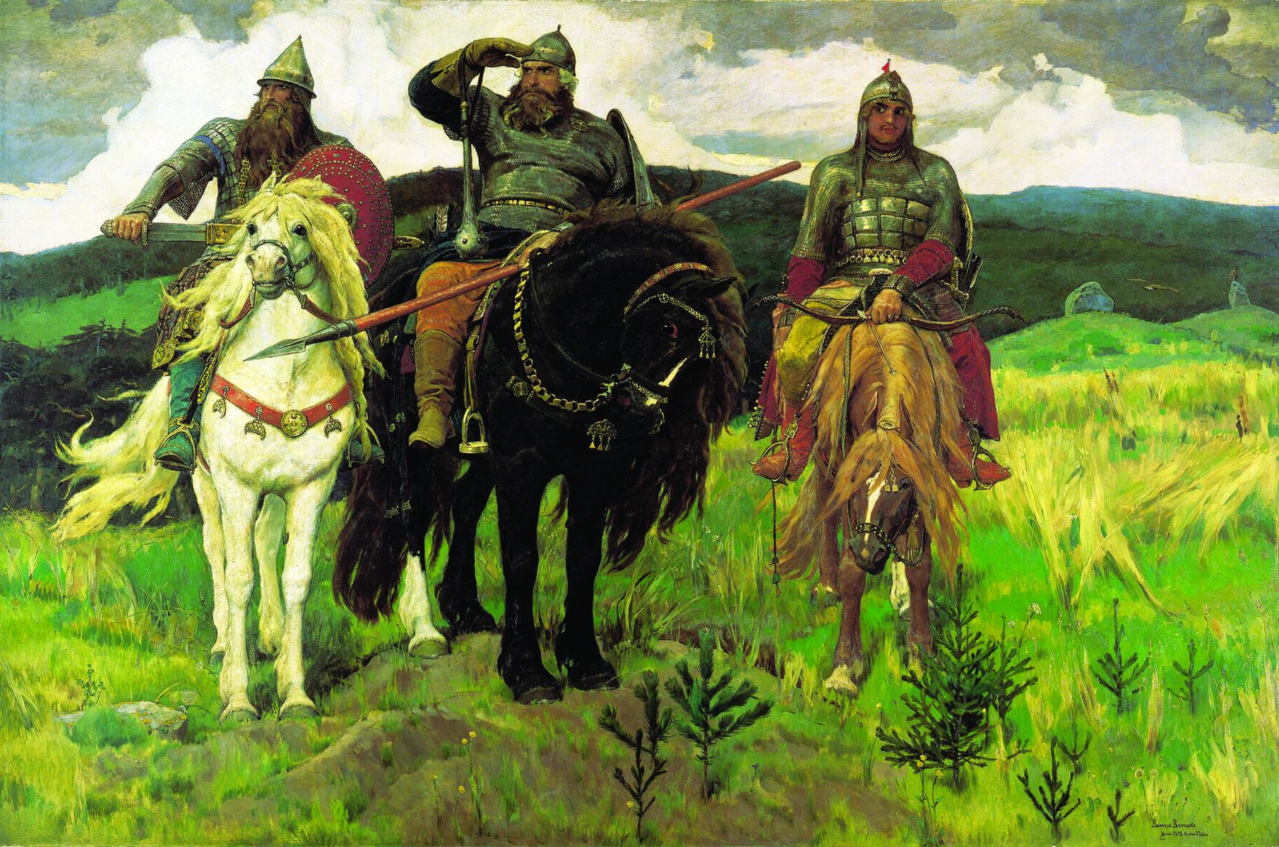 Картина виктора васнецова «богатыри»