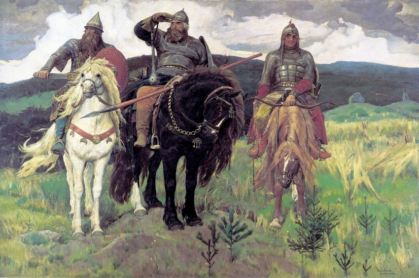Описание картины васнецова «три богатыря»