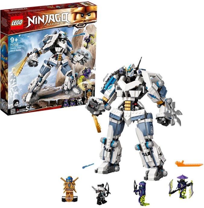 Добавим функциональности? фотообзор набора lego ninjago 71738 механический титан зейна