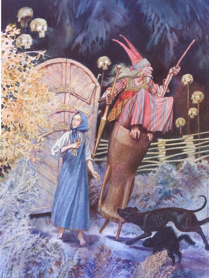 Баба-яга в живописи