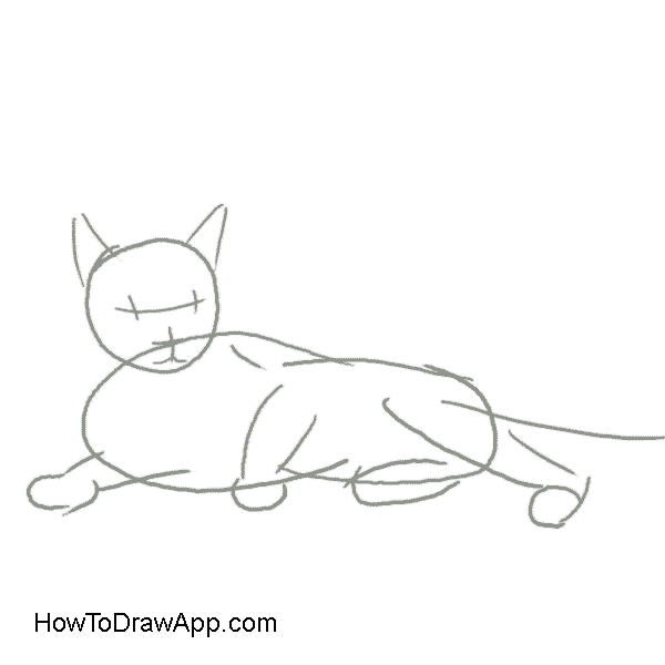 Как правильно рисовать кошку детям: пошаговая инструкция