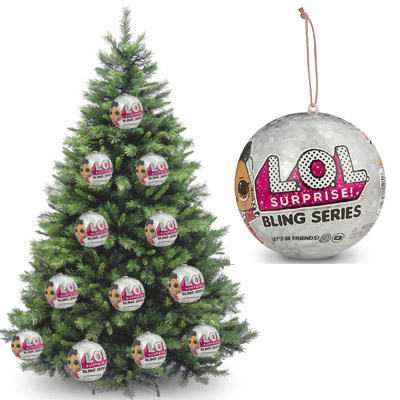 L.o.l. surprise bling series: новогодние шары на елку лол сюрприз 2018 (рождественская серия игрушек)