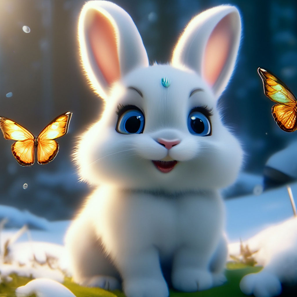 Гифки милых зайчиков