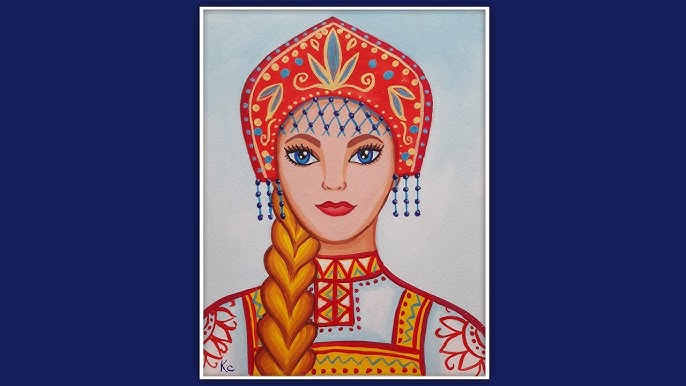 Презентация по изо 4 класс красота человека образ русской красавицы поэтапное рисование